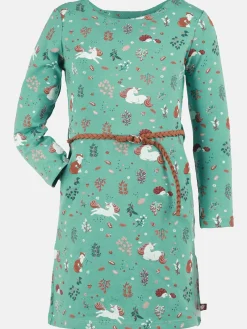 Kinder Stop + Go Mädchen Kleid mit Flechtgürtel