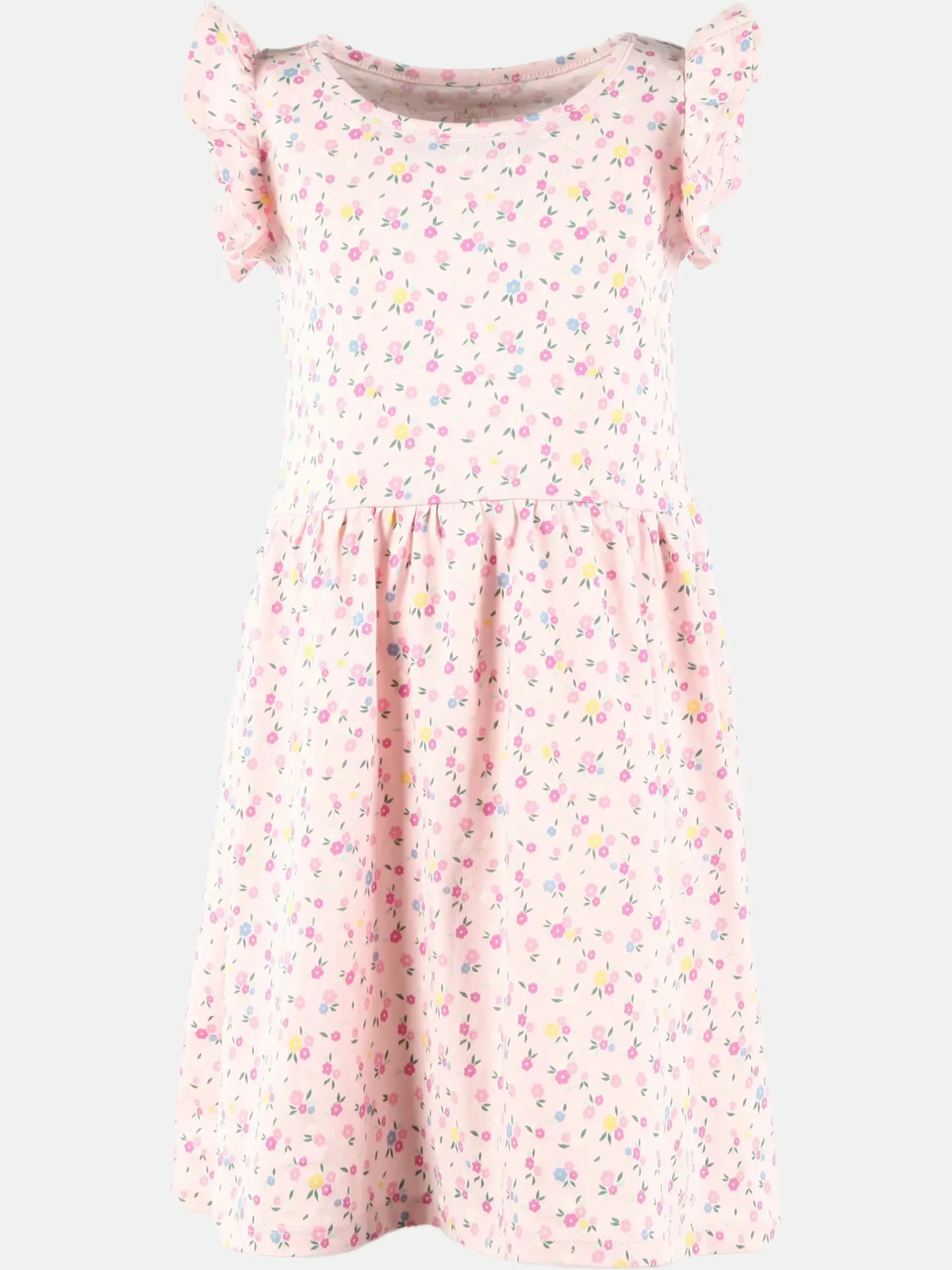 Kinder Bubble Gum Mädchen Kleid mit Flügelärmelchen und Alloverprint
