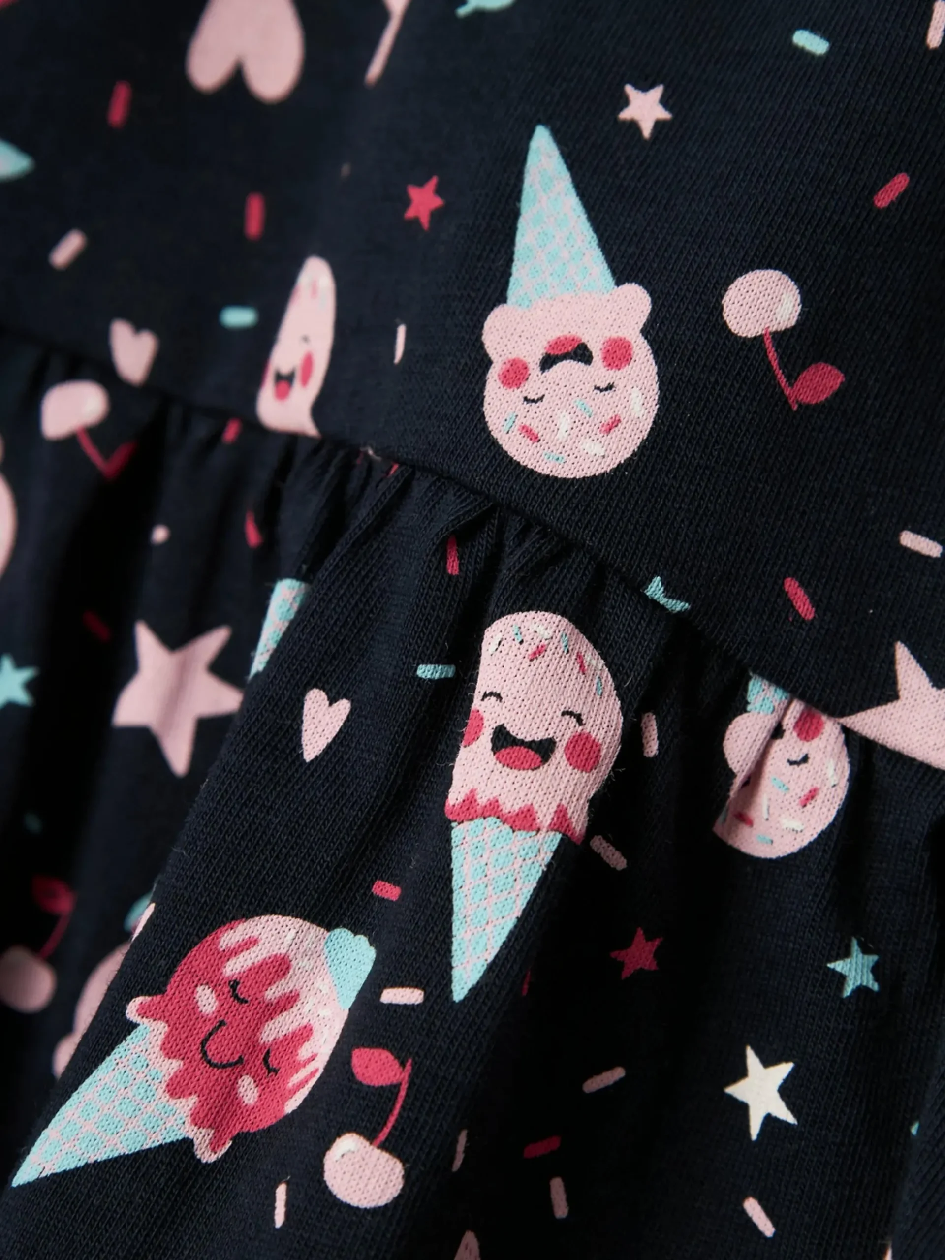 Kinder name it Mädchen Kleid mit Minimalprint