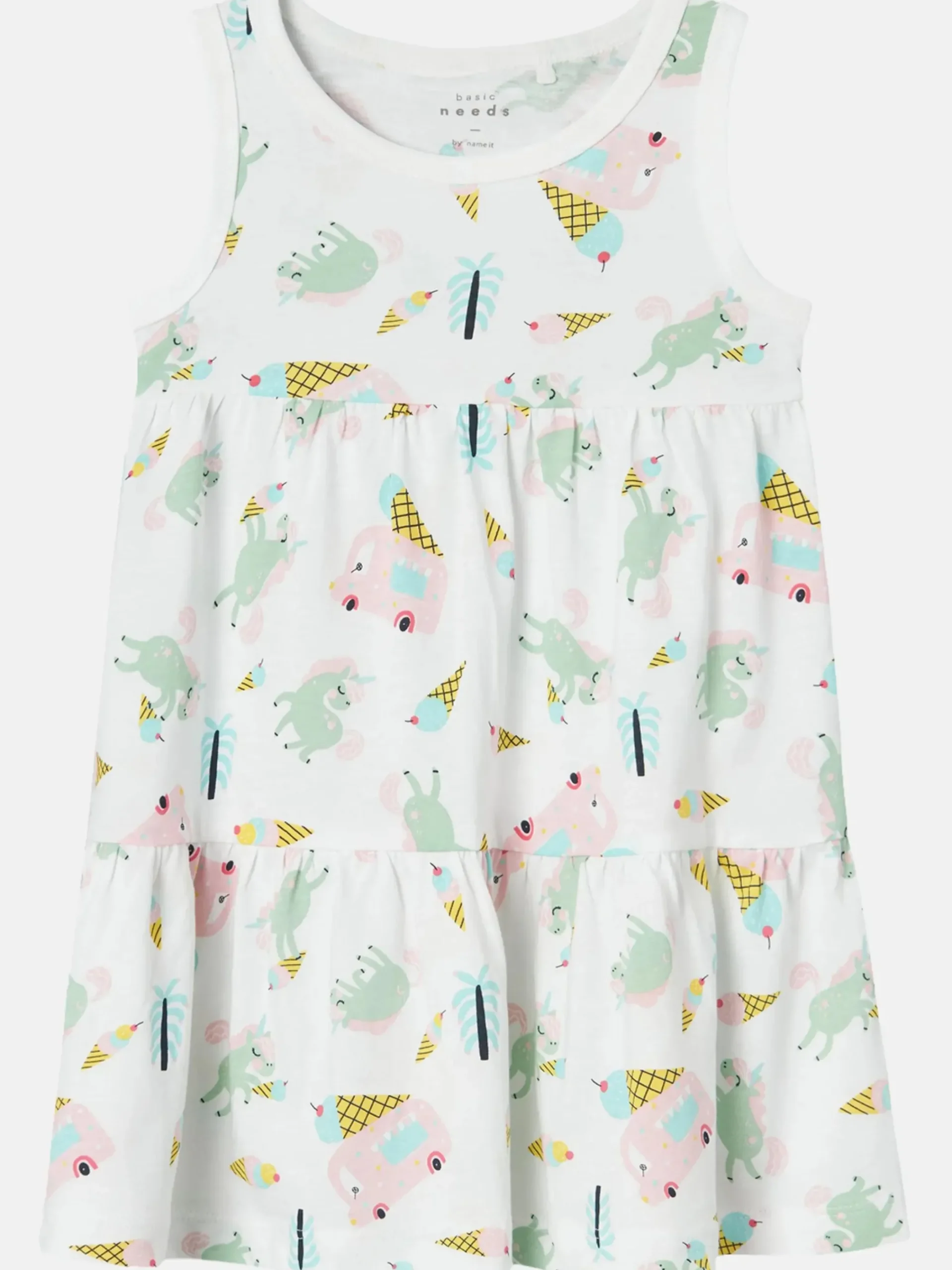 Kinder name it Mädchen Kleid mit Minimalprint