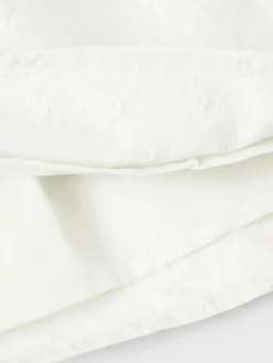 Kinder name it Mädchen Kleid mit Stickerei und Flügelärmelchen