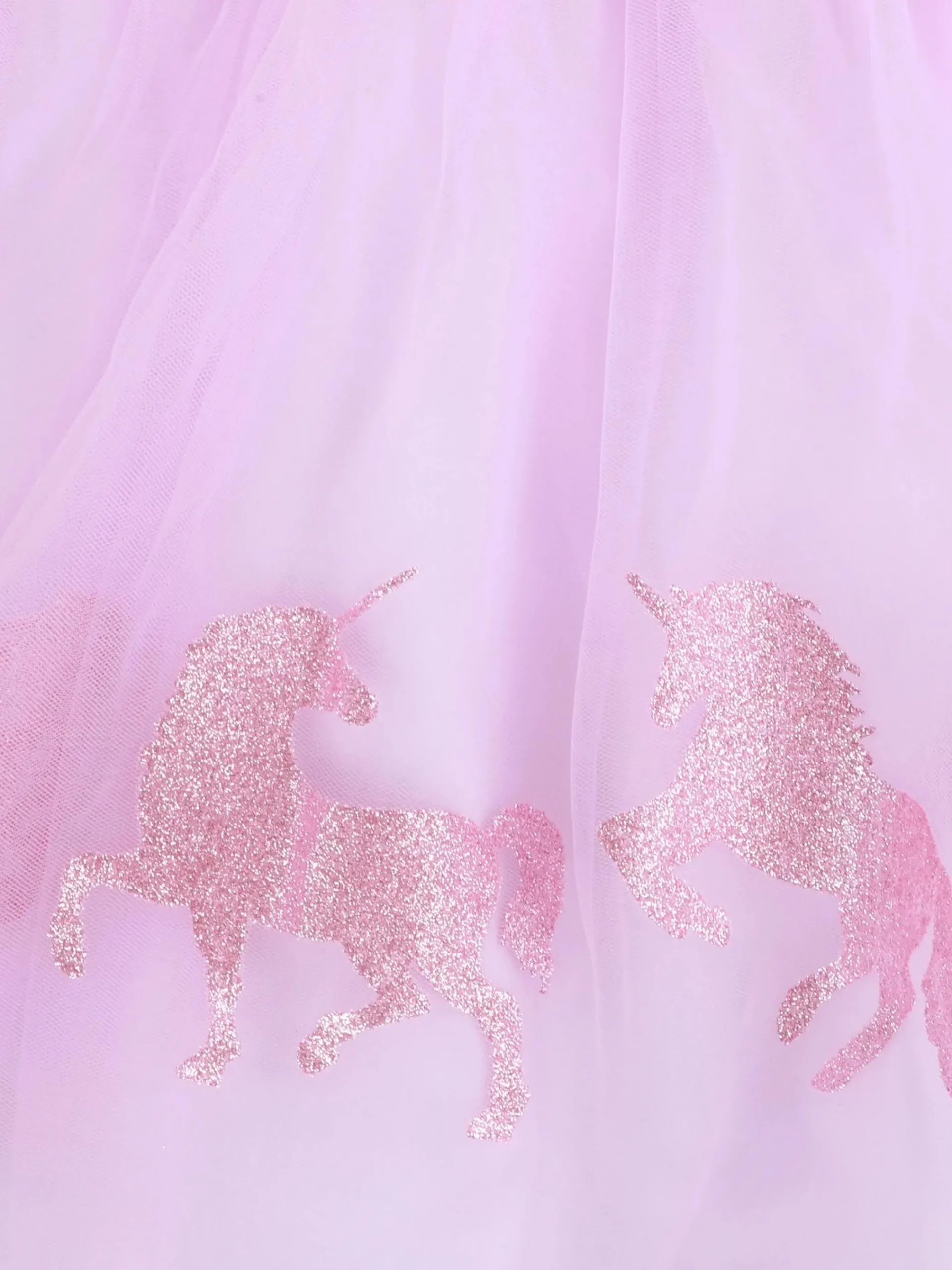 Kinder Bubble Gum Mädchen Kleid mit Tüllüberrock und Einhornprint