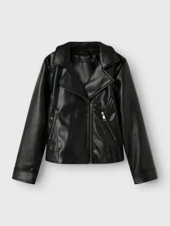 Kinder name it Mädchen Kunstlederjacke