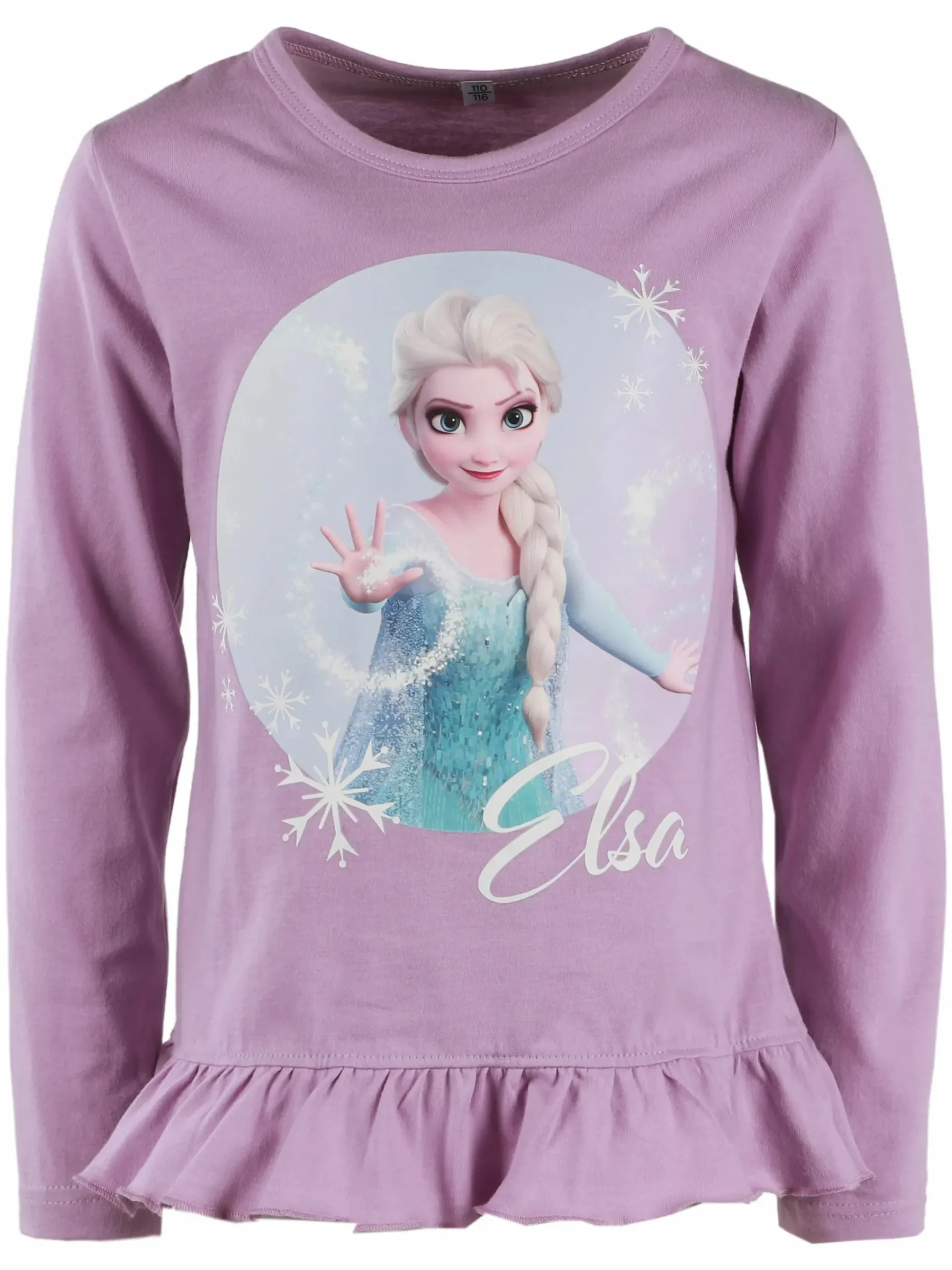 Kinder Frozen Mädchen Langarmshirt mit Motiv