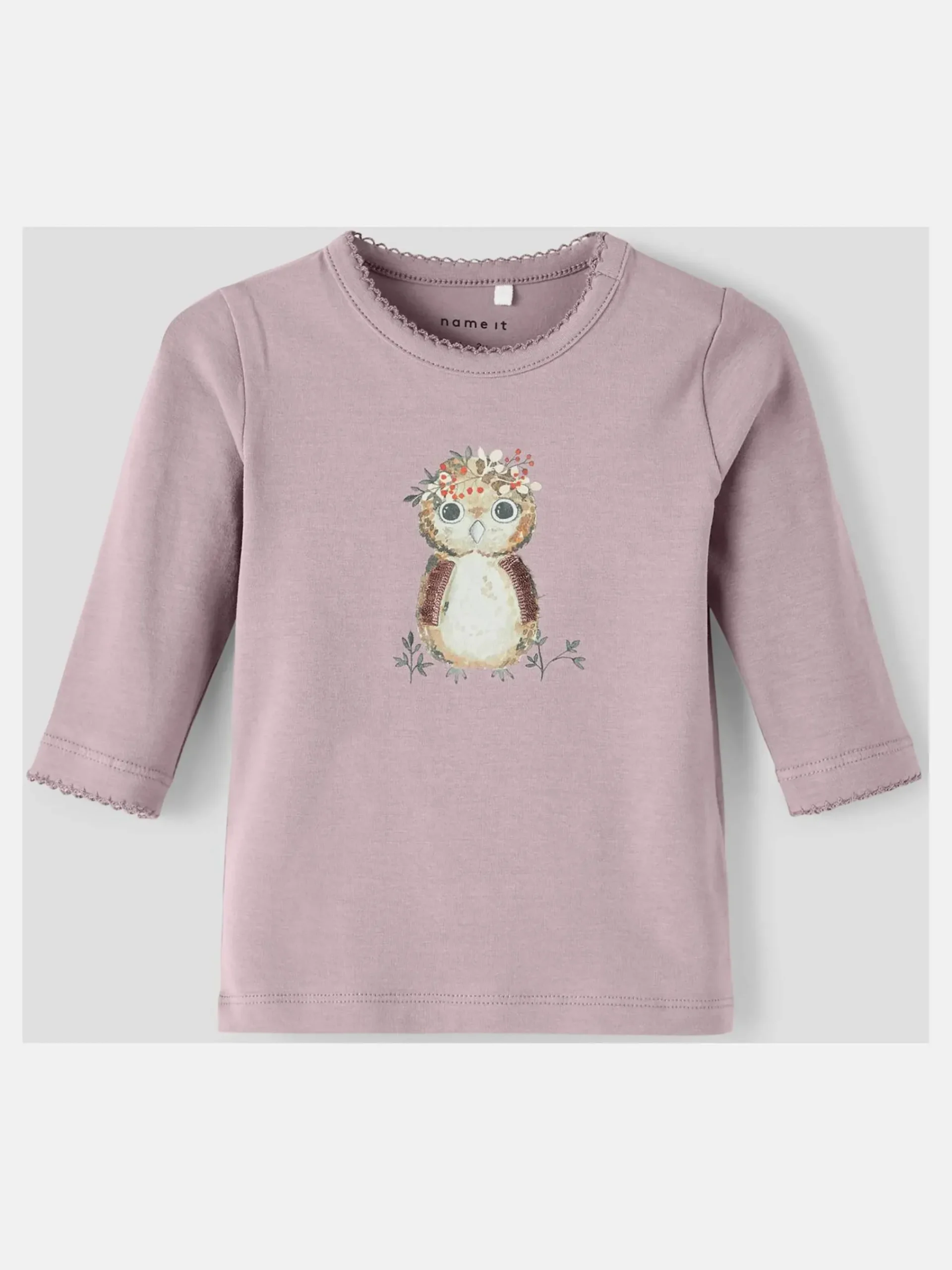Kinder name it Mädchen Langarmshirt mit Print