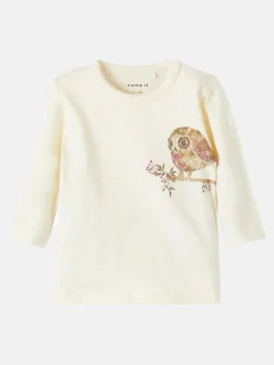 Kinder name it Mädchen Langarmshirt mit Print