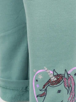 Kinder One Way Mädchen Leggings mit Einhorn-Print