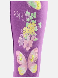 Kinder Stop + Go Mädchen Leggings mit Glitterprint