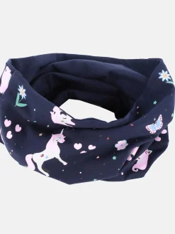 Kinder Bubble Gum Mädchen Loopschal wendbar