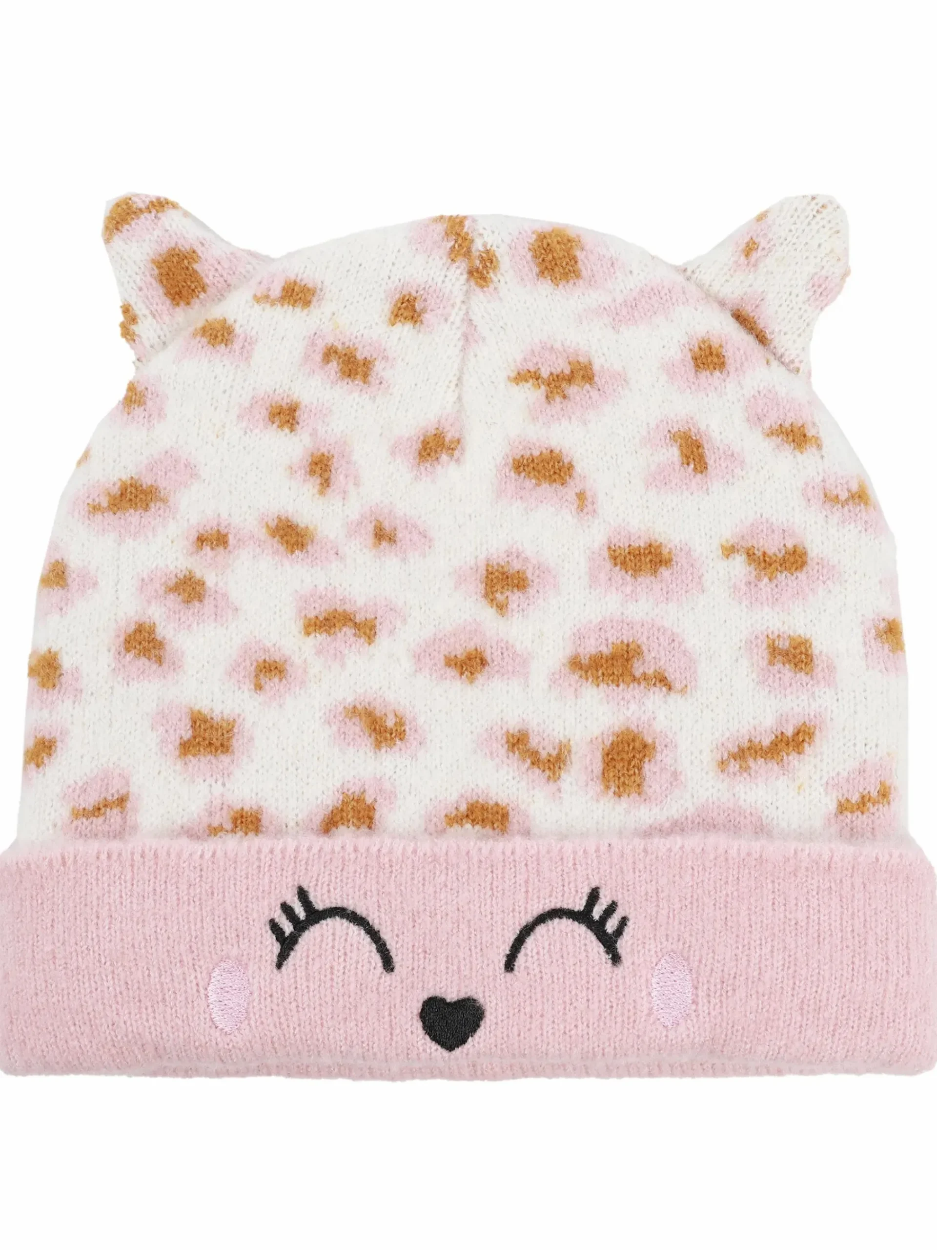 Kinder One Way Mädchen Mütze mit aufgesticktem Gesicht