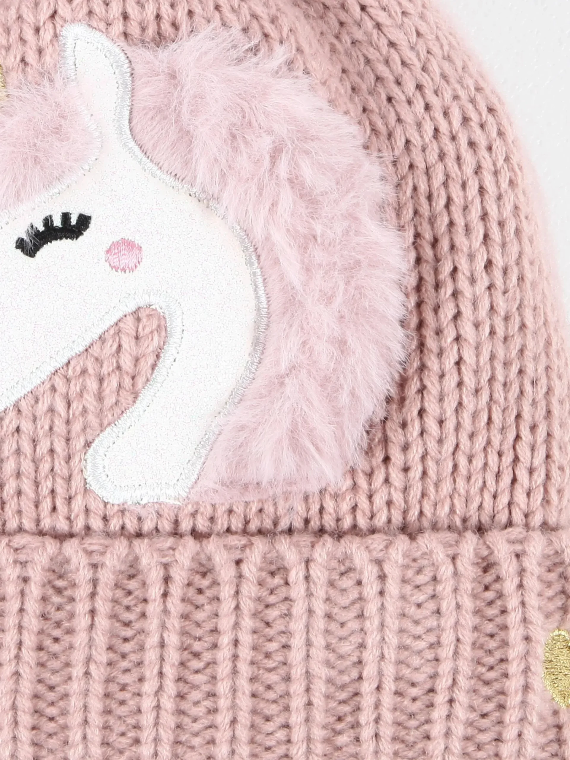 Kinder One Way Mädchen Mütze mit Einhorn-Motiv