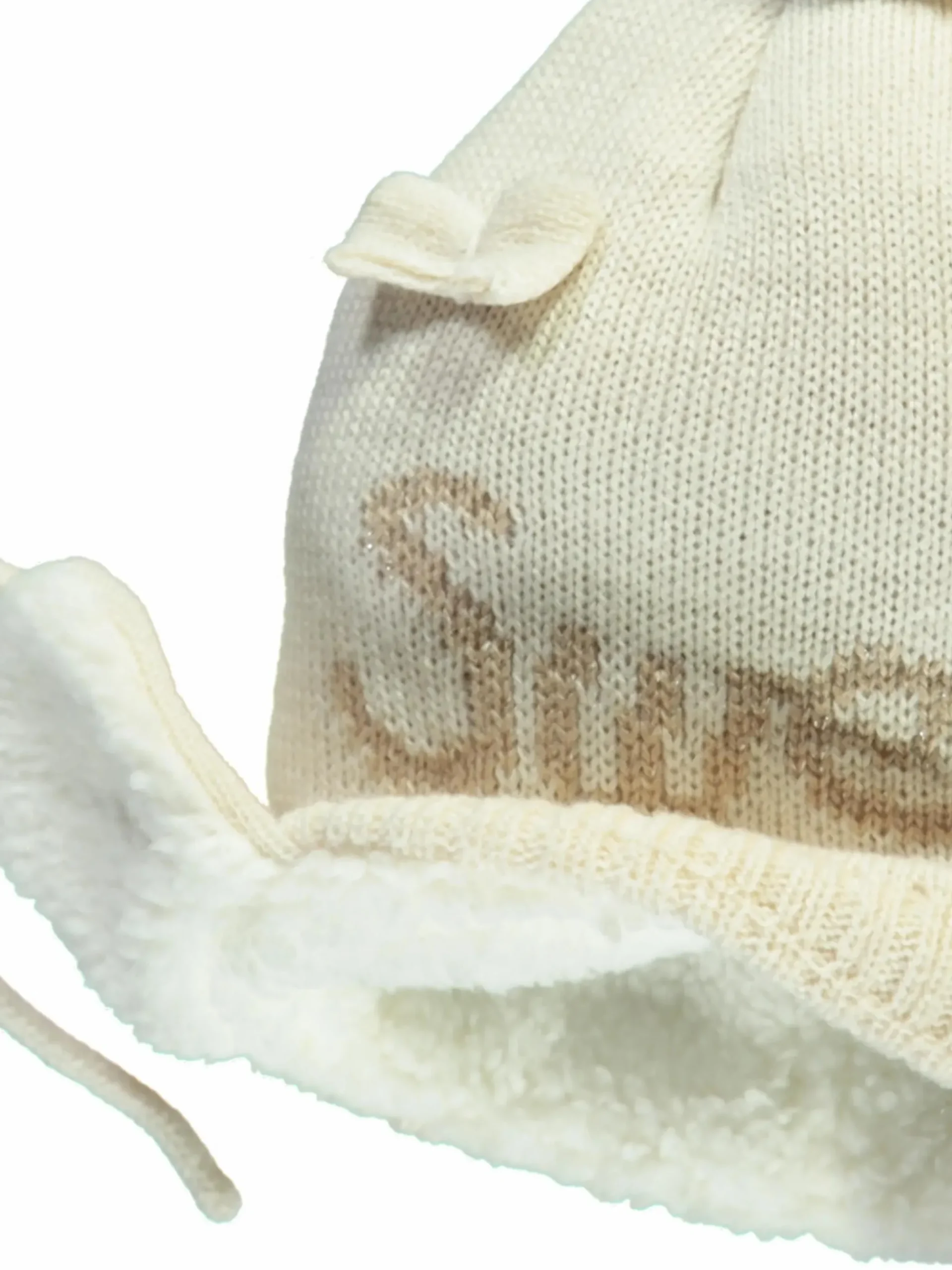 Kinder Bubble Gum Mädchen Mütze mit Schleife und Bommel