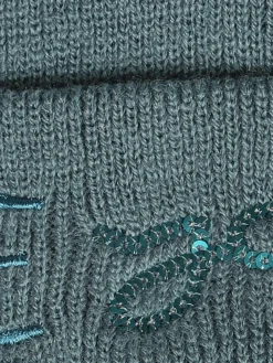 Kinder Stop + Go Mädchen Mütze mit Stickerei und Pailletten