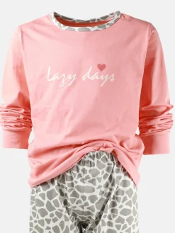 Kinder One Way Mädchen Schlafanzug mit Frontprint