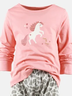 Kinder One Way Mädchen Schlafanzug mit Frontprint