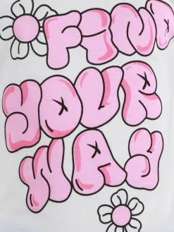 Kinder One Way Mädchen Schlafanzug mit Frontprint