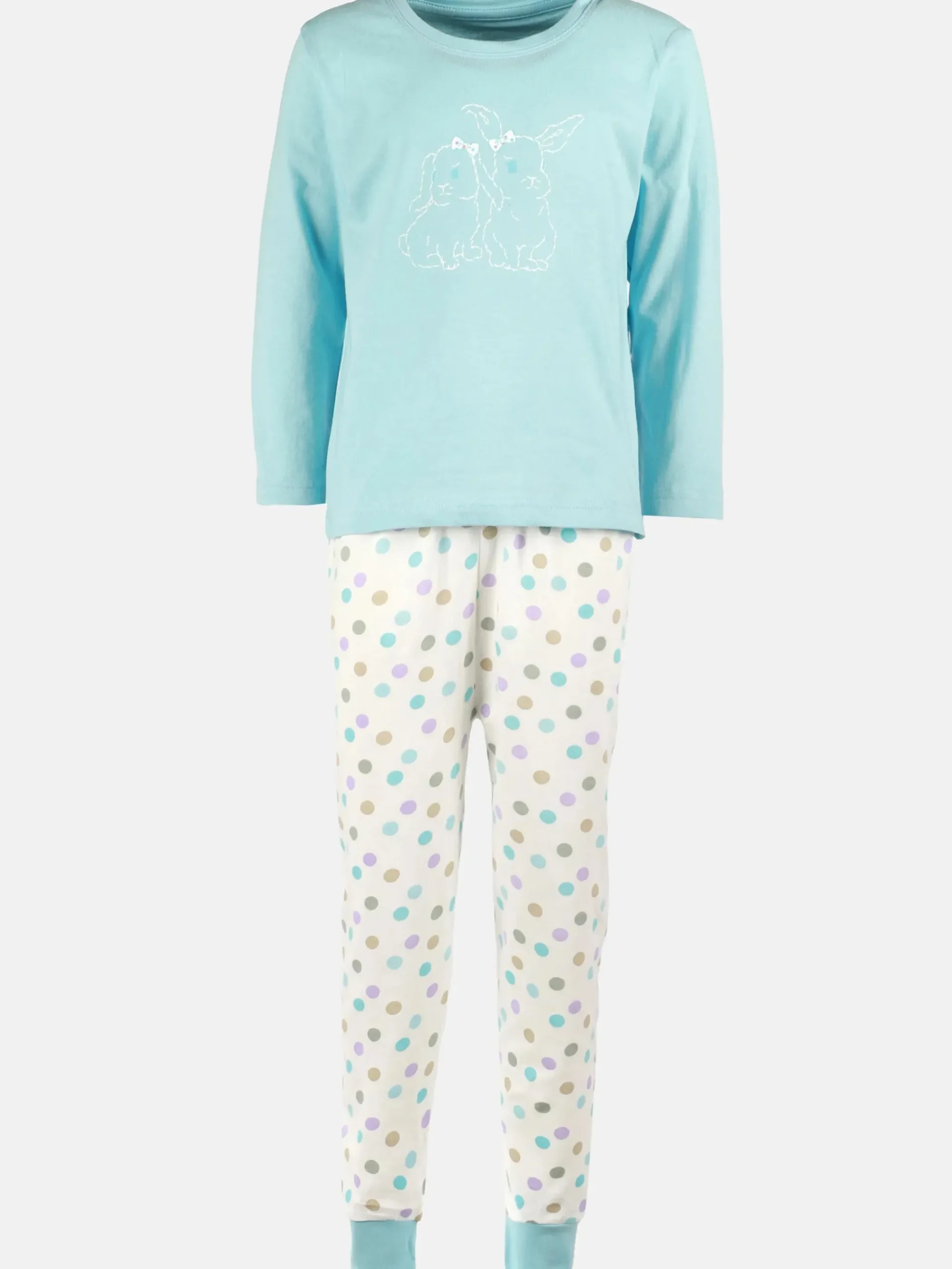 Kinder Stop + Go Mädchen Schlafanzug mit Frontprint