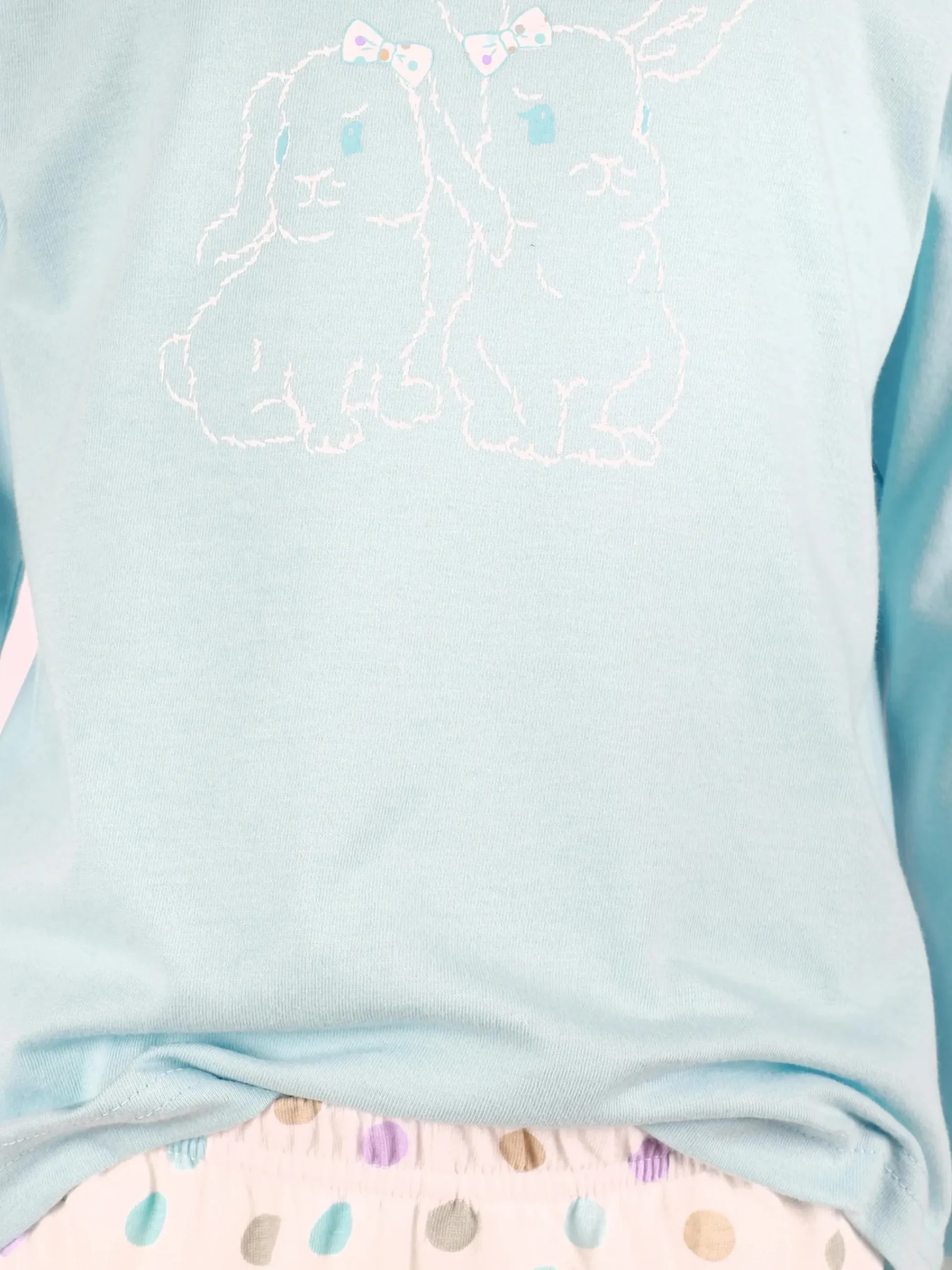 Kinder Stop + Go Mädchen Schlafanzug mit Frontprint