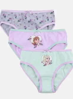 Kinder Frozen Mädchen Slips im 3er Pack