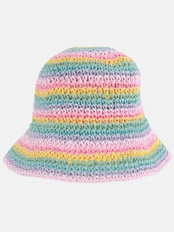 Kinder Bubble Gum Mädchen Sonnenhut mit Streifen