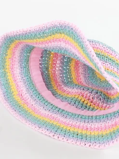 Kinder Bubble Gum Mädchen Sonnenhut mit Streifen