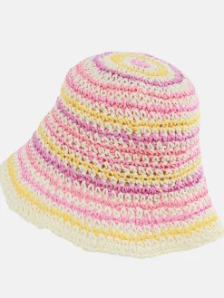 Kinder Bubble Gum Mädchen Sonnenhut mit Streifen