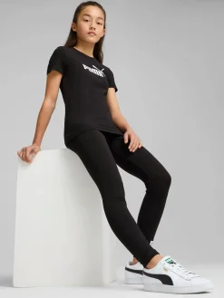 Kinder Puma Mädchen Sportleggings mit Logoprint