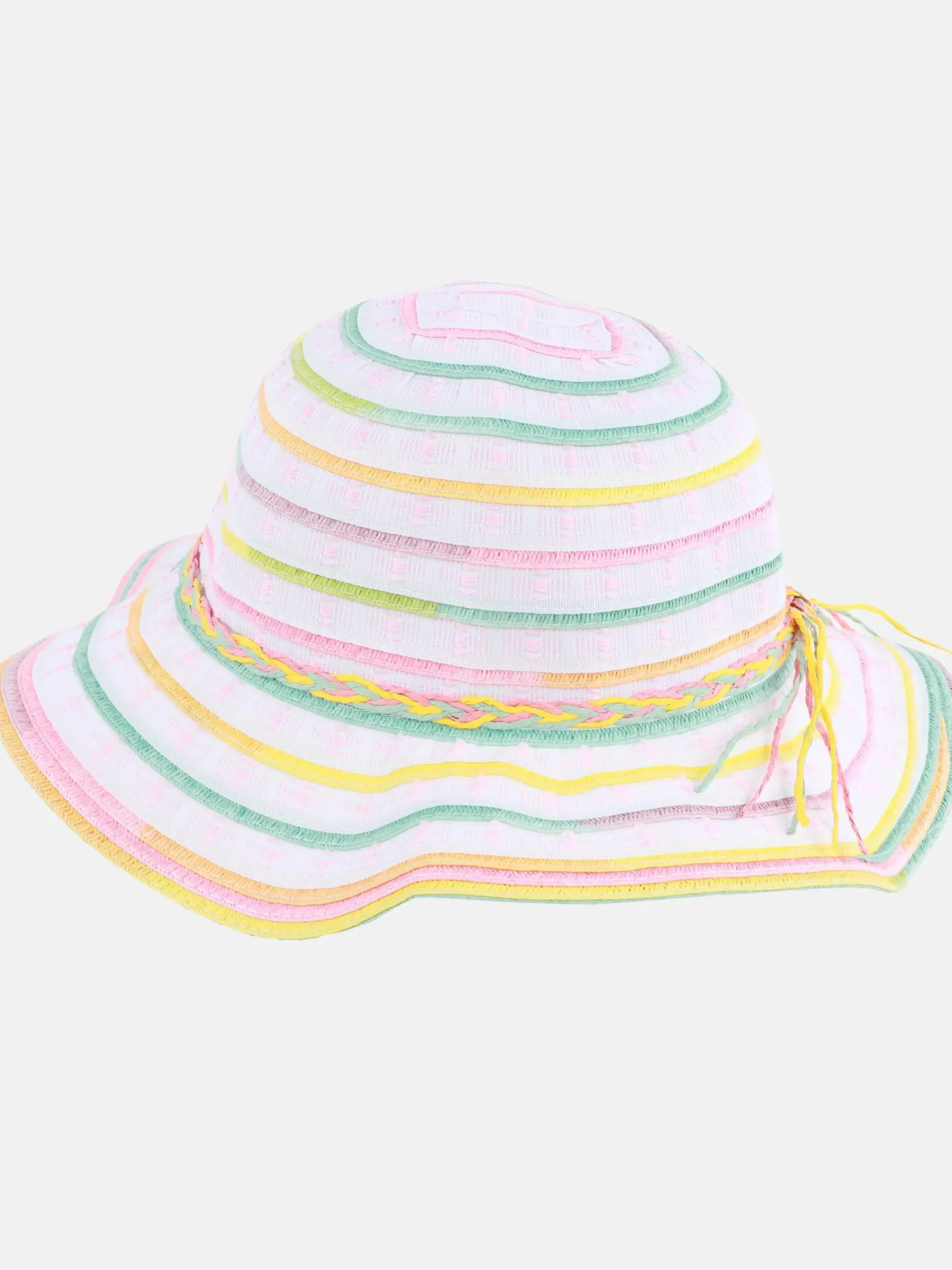 Kinder Bubble Gum Mädchen Stoffhut mit Kontraststreifen