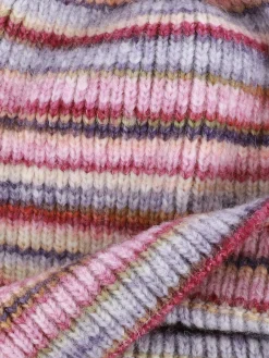 Kinder Stop + Go Mädchen Strickmütze mit Umschlag