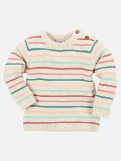 Kinder Bubble Gum Mädchen Strickpullover mit Streifen