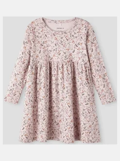 Kinder name it Mädchen Sweatkleid mit Alloverprint