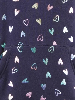 Kinder One Way Mädchen Sweatshirt mit Herzchenprint