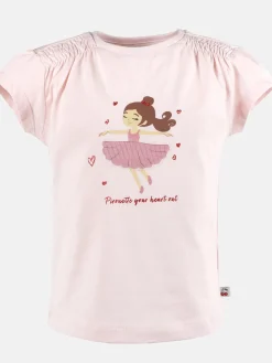 Kinder Bubble Gum Mädchen T-Shirt mit Ballerinaprint