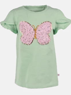 Kinder Bubble Gum Mädchen T-Shirt mit Schmetterlingsprint