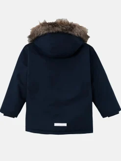 Kinder name it Mädchen Winterjacke mit Kapuze