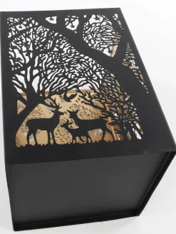 Dream House Metall Laterne mit Motiv 14x14x20cm