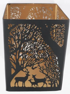 Dream House Metall Laterne mit Motiv 12x12x17cm