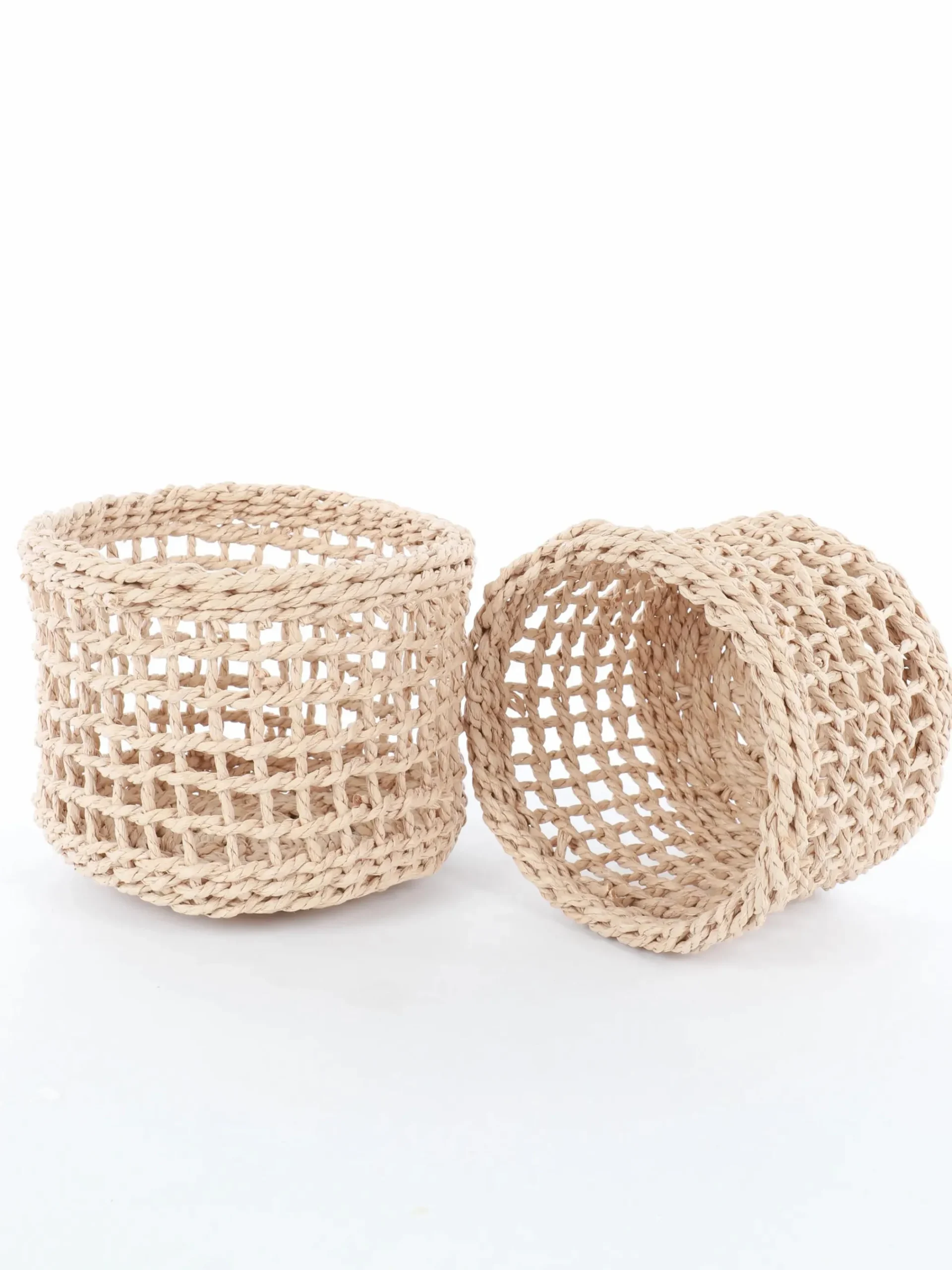 Deko Artikel Naturkörbe im 2er Pack, 18x14cm und 16x12cm