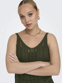 Damen Only ONLLYZET LIFE S/L TOP Stricktop