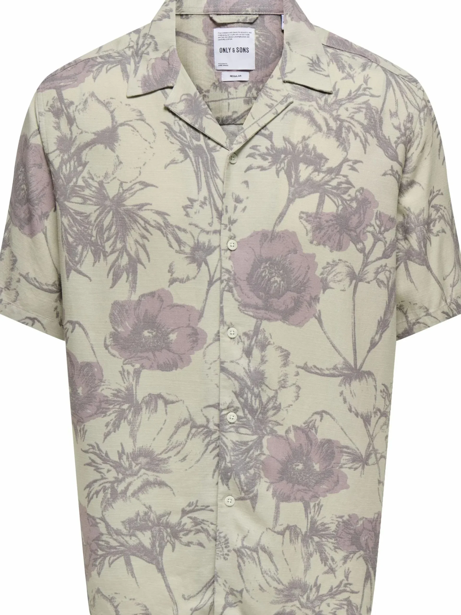 Herren Only & Sons ONSBUD LIFE SS RESORT Hemd