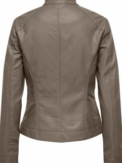 Damen Only BANDIT PU BIKER NOOS Lederimitatjacke