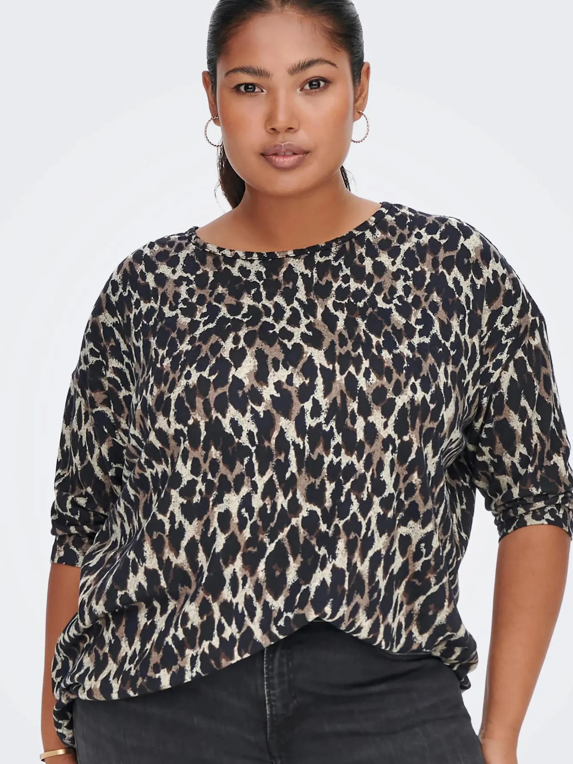 Damen Only Carmakoma CARALBA 3/4 TOP NOOS Leichtstrickpullover