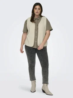 Damen Only Carmakoma CARBELISA TEDDY WAIST Weste