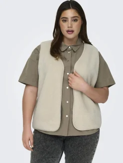 Damen Only Carmakoma CARBELISA TEDDY WAIST Weste