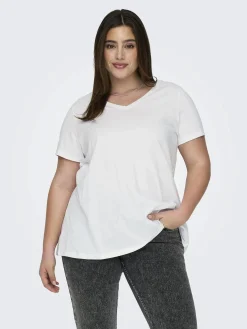 Damen Only Carmakoma CARBONNIE LIFE S/S V Shirt