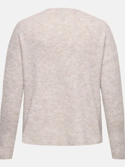 Damen Only Carmakoma CARCAMILLA V-NECK L/S Strickpullover