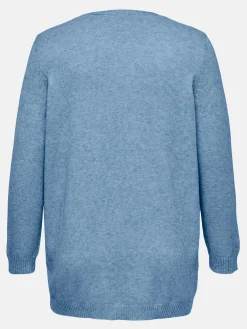 Damen Only Carmakoma CARESLY L/S OPEN CARD Strickjacke