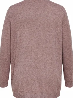 Damen Only Carmakoma CARESLY L/S OPEN CARD Strickjacke