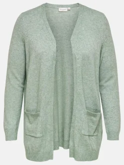 Damen Only Carmakoma CARESLY L/S OPEN CARD Strickjacke