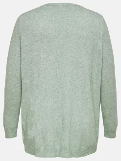 Damen Only Carmakoma CARESLY L/S OPEN CARD Strickjacke